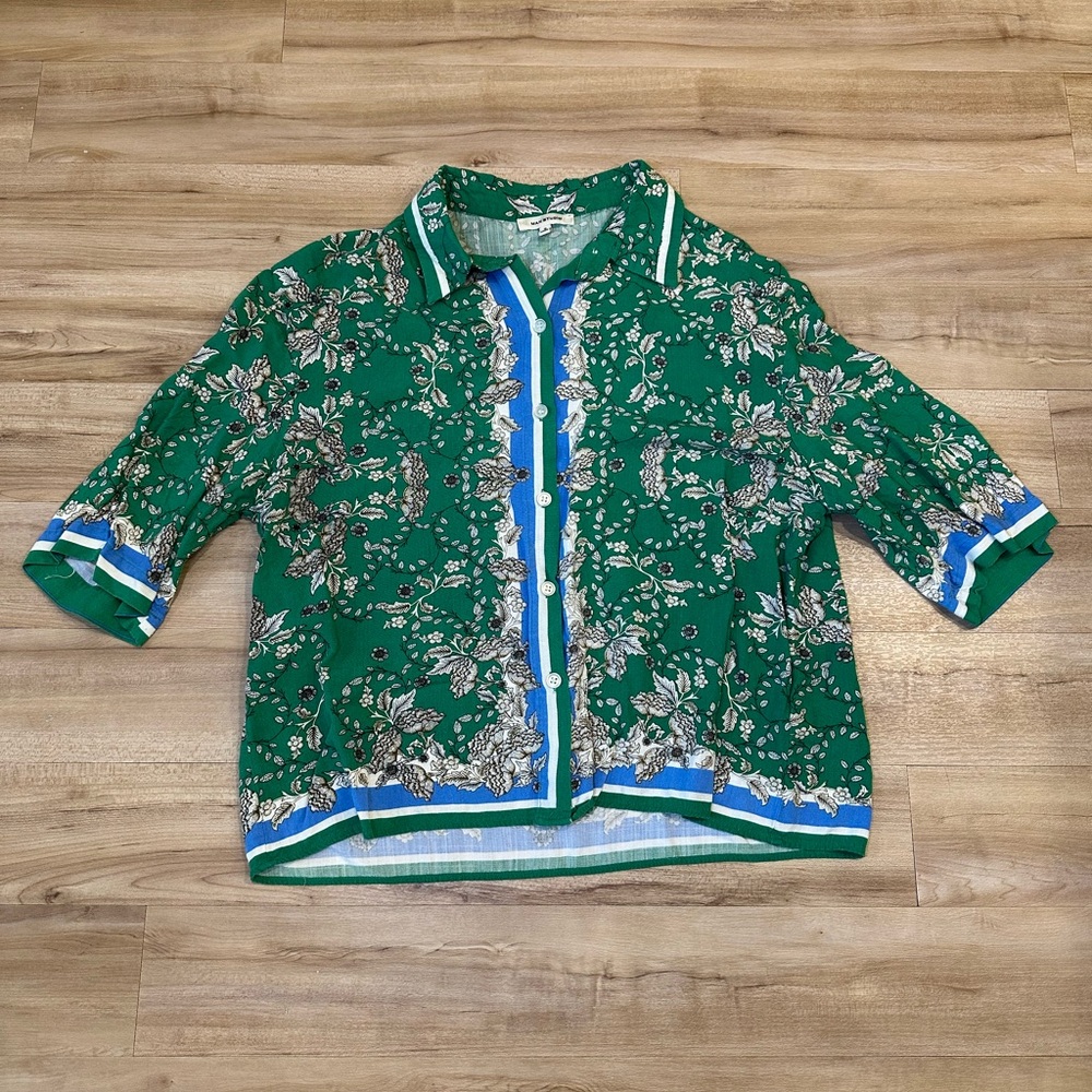 Max Studio Button Up Blouse Size Small